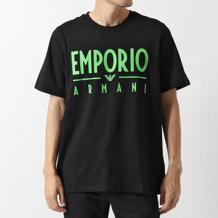 EMPORIO ARMANI T Shirts Men Black-2