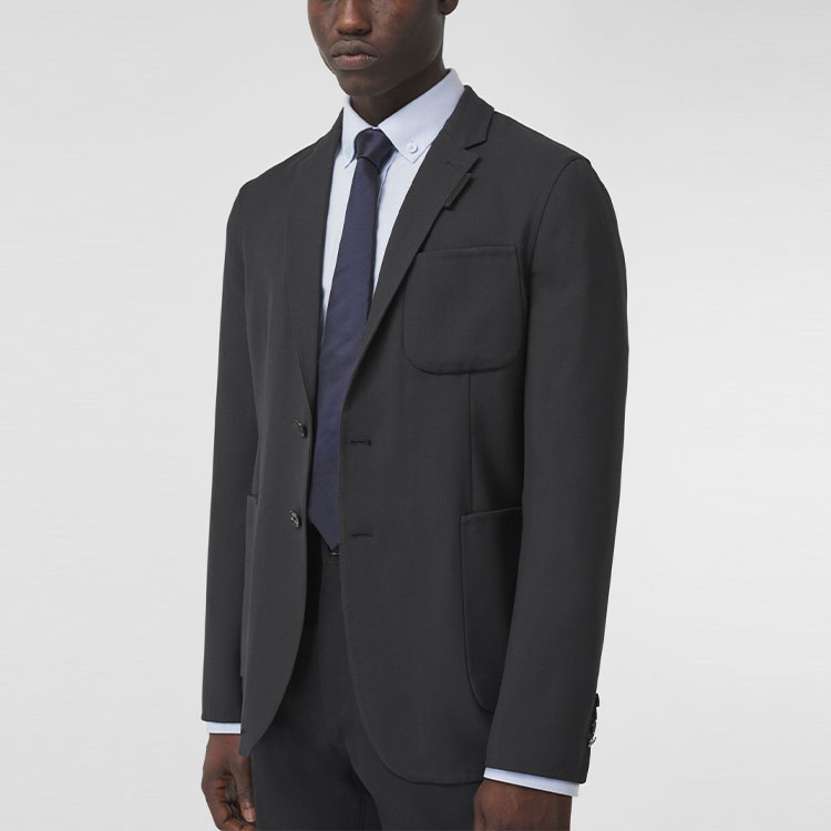 Burberry Slim-Fit Wool Tailored Blazer - POIZON