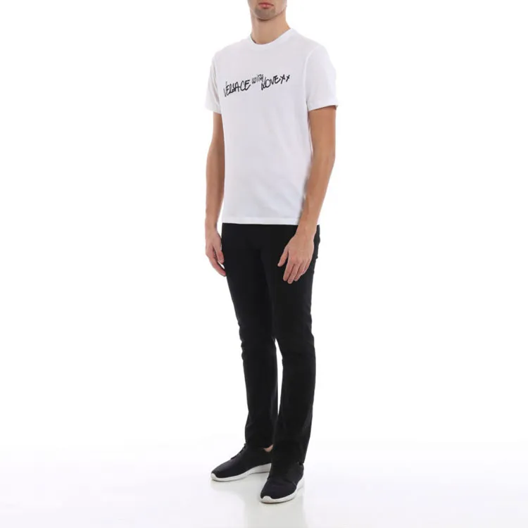 VERSACE T Shirts Men White-4