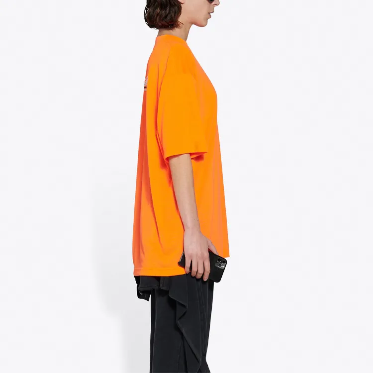 Balenciaga T Shirt Women's Orange-4