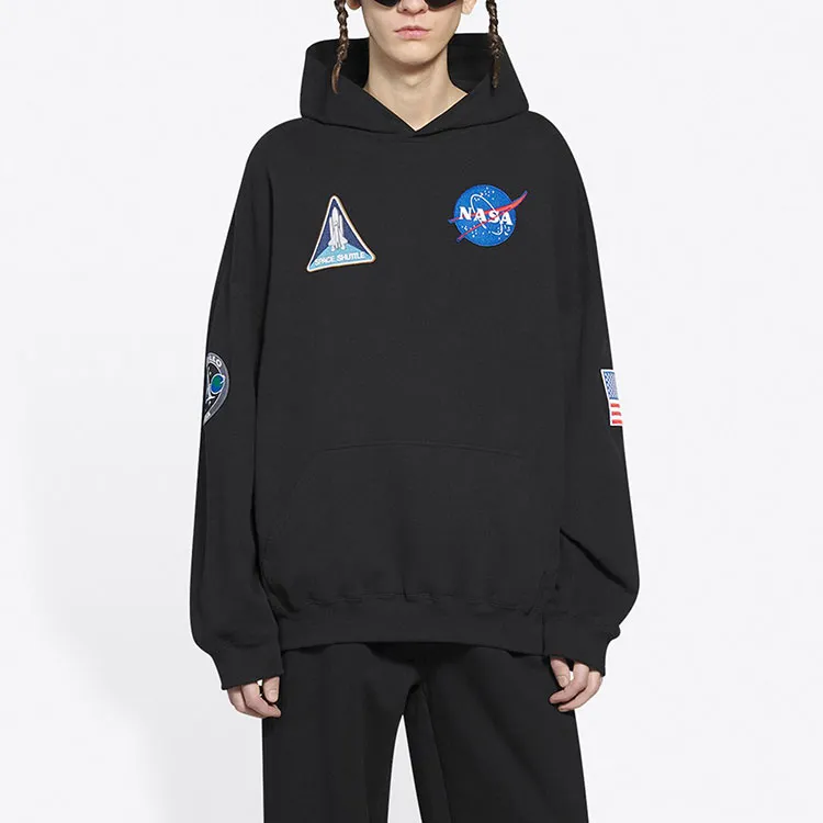 Balenciaga Space Nasa Logo Hoodie-2