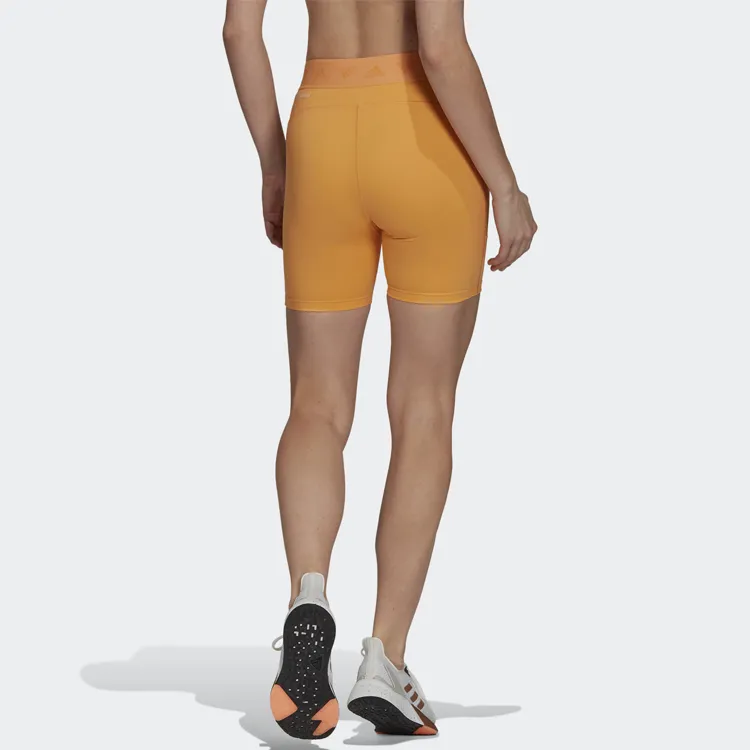 Adidas Casual Shorts Women's Orange Yellow-3