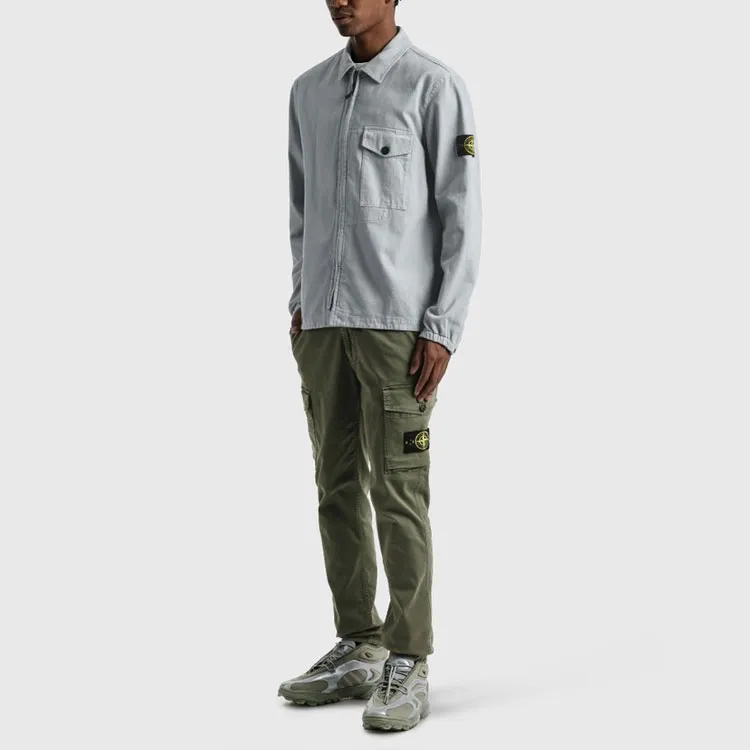 STONE ISLAND Jacket Fall Men's Pearl Gray-2