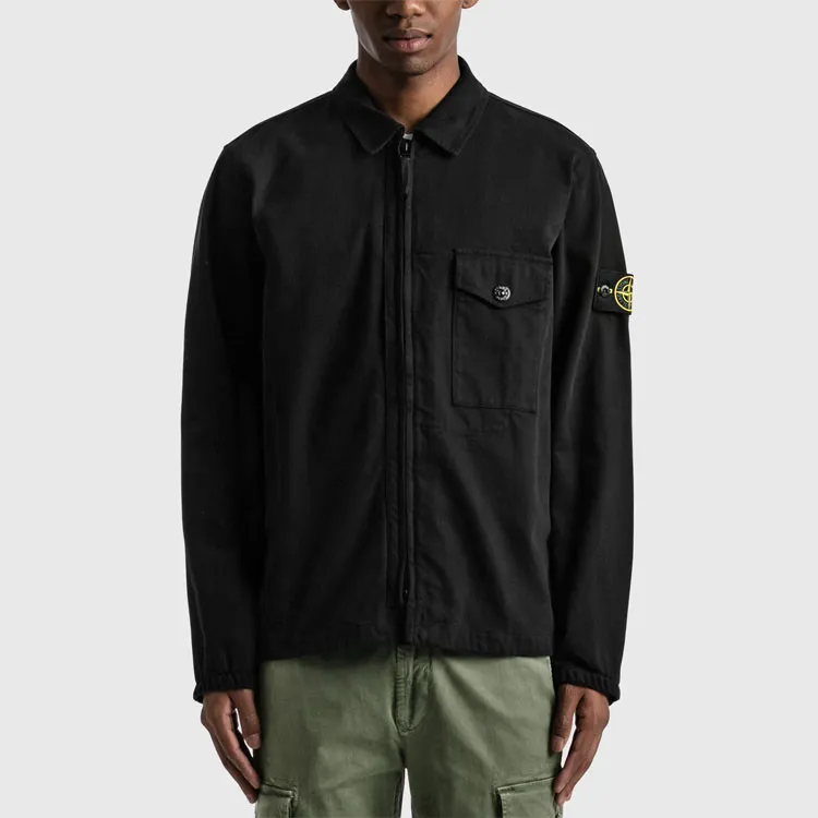 STONE ISLAND Jackets Coats Men's Black-5