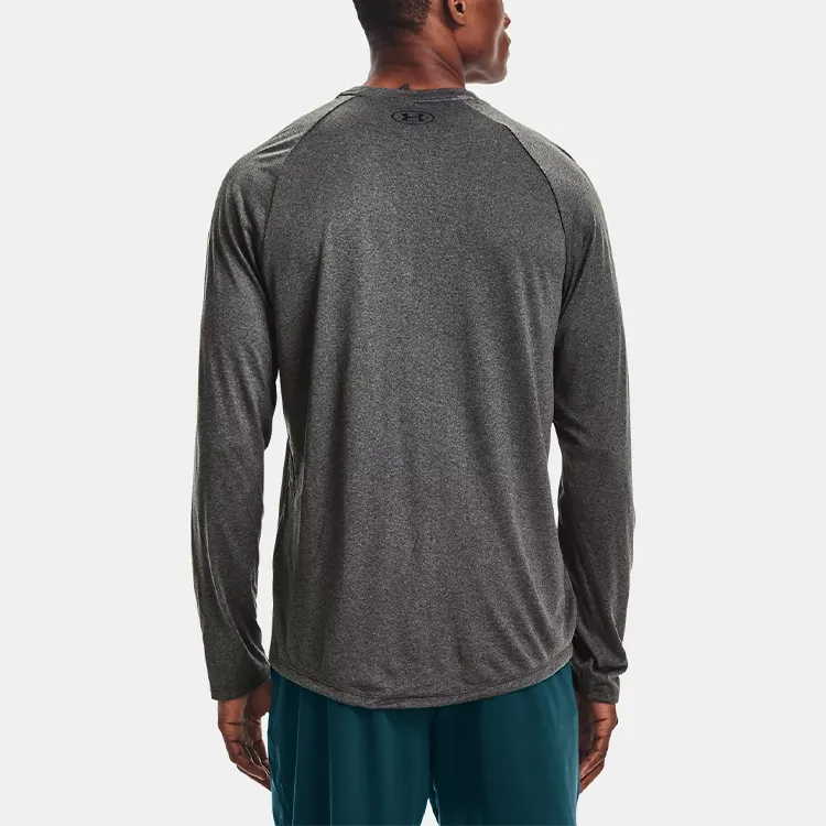 Under Armour Tech T Shirts Men Carbon Gray-4