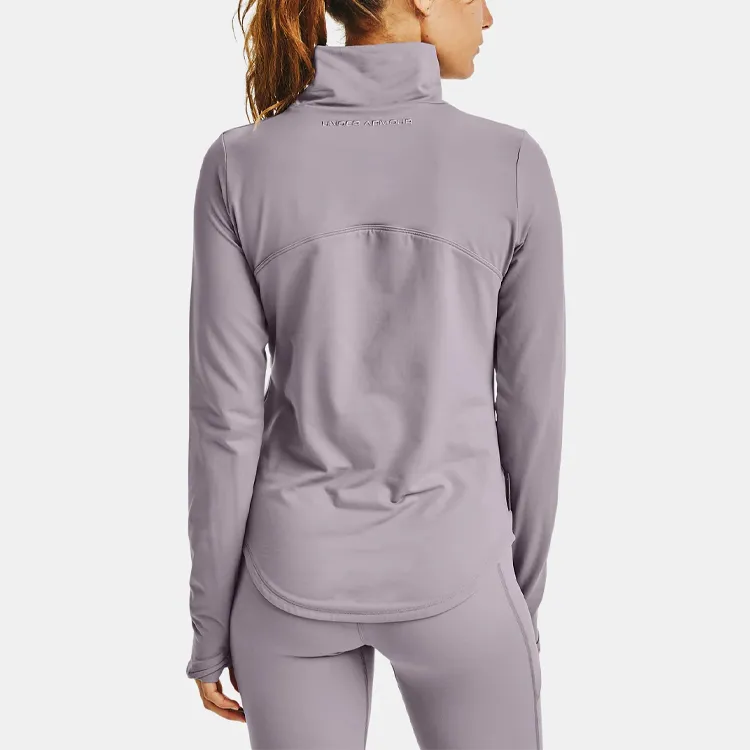 Under Armour Raglan Sleeve T Shirt Women's Purple-3