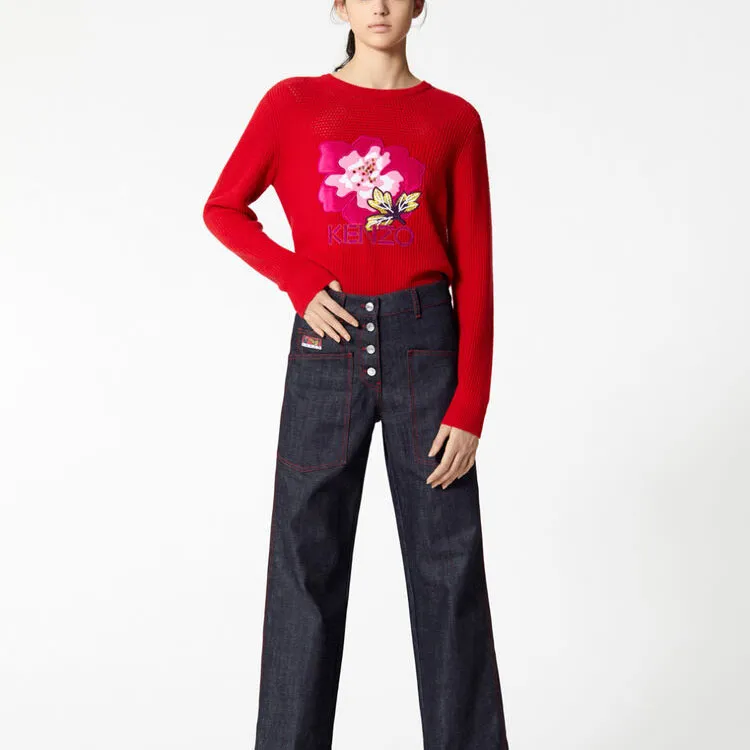 KENZO Sweaters Women's Red-2