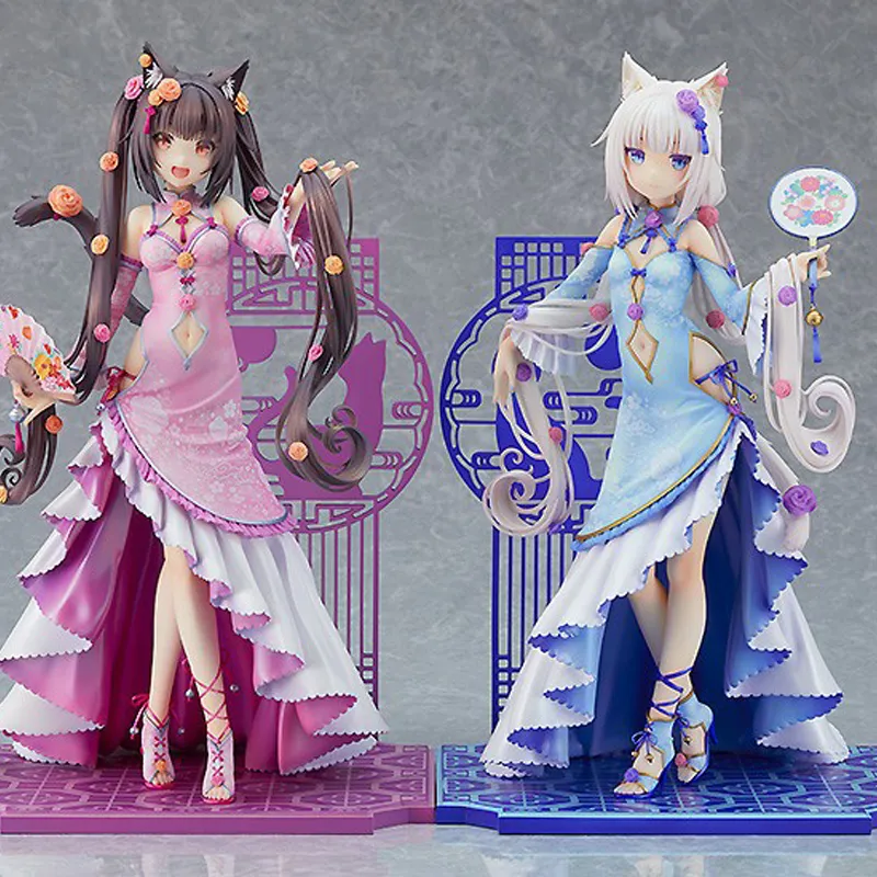 GSC Nekopara Main Characters Chocolate/Vanilla Chinese Lolita Ver. Nekopara Including Base 22cm Scale Figures-4