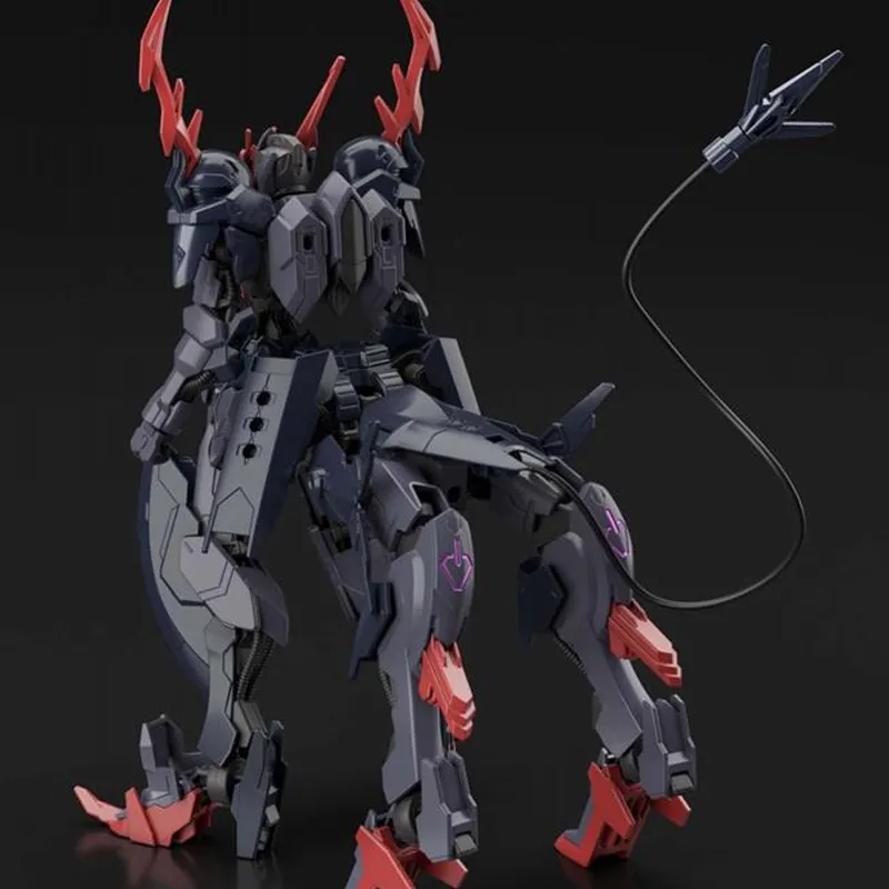 BANDAI Hg 1/144 Scale Gundam Barbataurus Model Kit Black-4