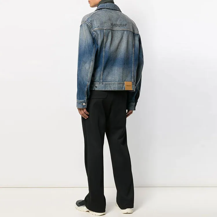 AMBUSH Denim Jackets Men Blue-2