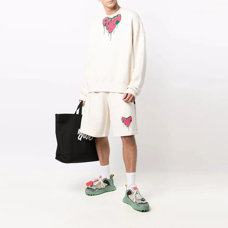 PALM ANGELS Spray Heart Shorts-2