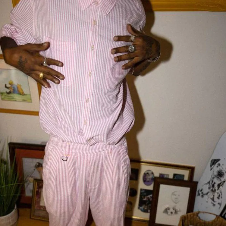 Drew House Seersucker Ss Shirt-10
