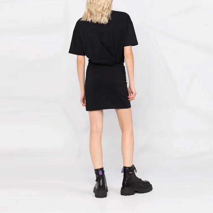 KENZO Logo Printed Crewneck Mini T Shirt Dress-2