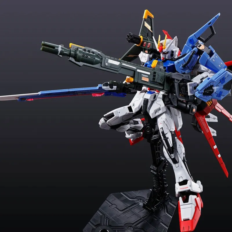 BANDAI RG 1/144 Mobile Suit Gundam SEED E YM1 Perfect Strike Gundam With Base Model Kits 13cm-3