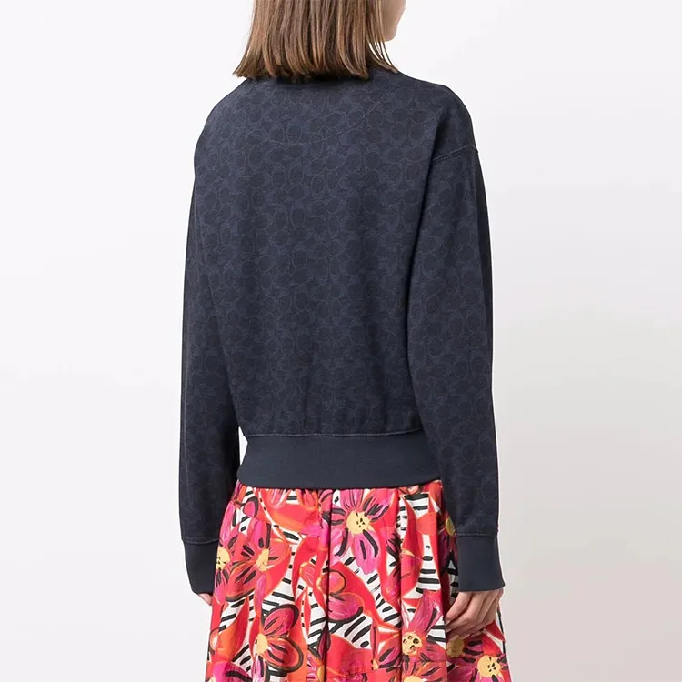 COACH Sweatshirt Women's Dark Blue-2