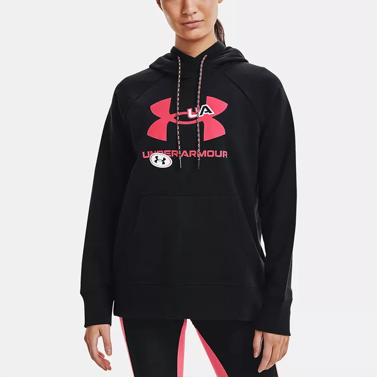 Under Armour Rival Sweatshirts Women's Black-3