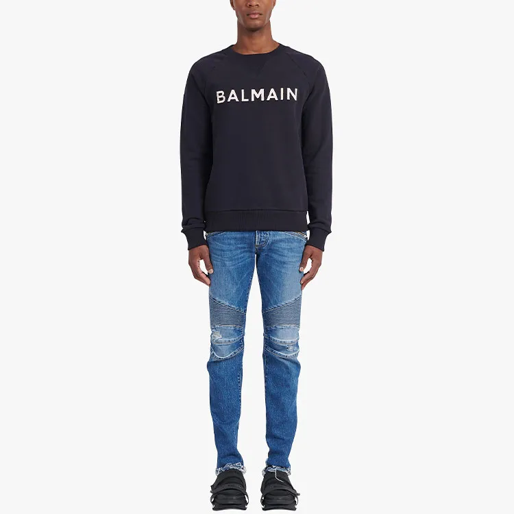 BALMAIN Sweatshirts Men Marine Blue-1