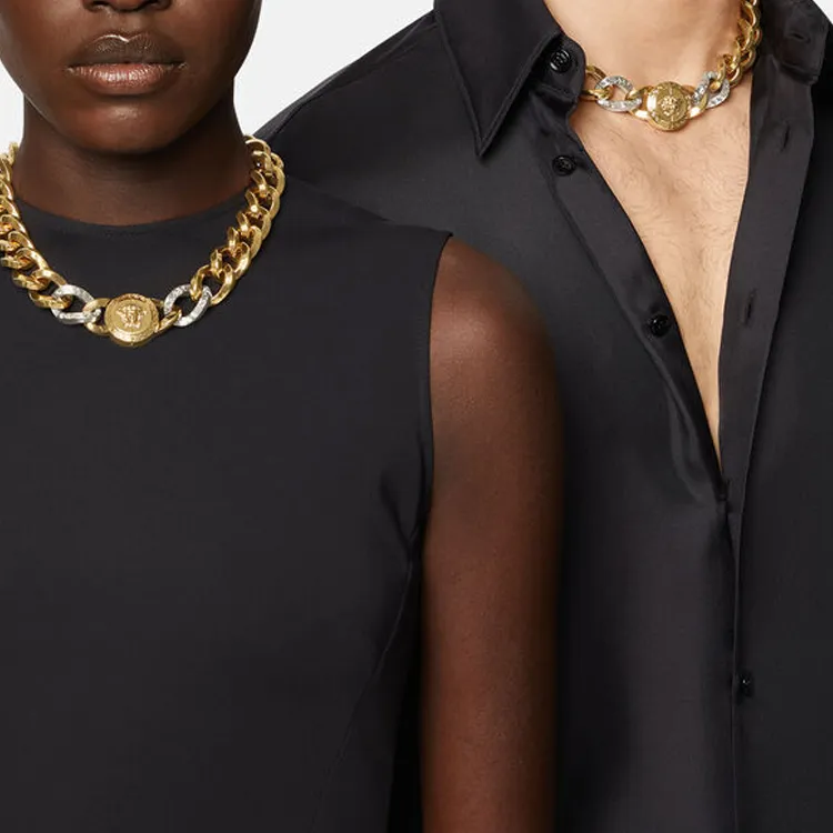 VERSACE Medusa Chained Necklace-1