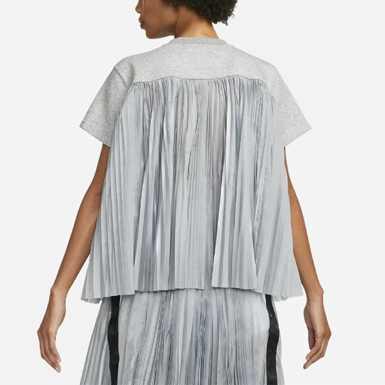 Nike x Sacai T Shirt Women's Gray Asia Version-4