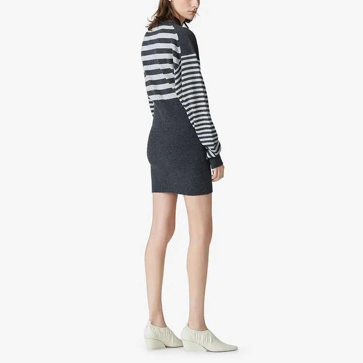 KENZO Long Sleeved Dresses Women's Gray-4
