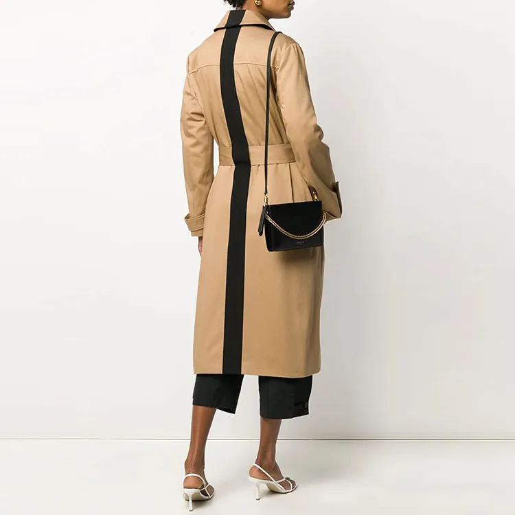 Givenchy Trench Coats Women's Khaki-3