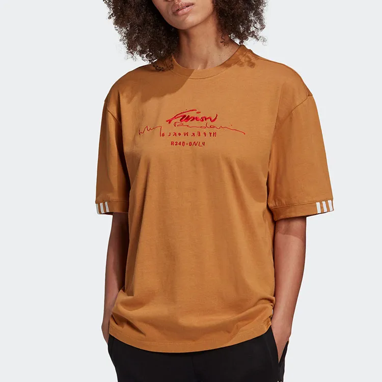 Adidas Originals T Shirt Women's Yellow-2
