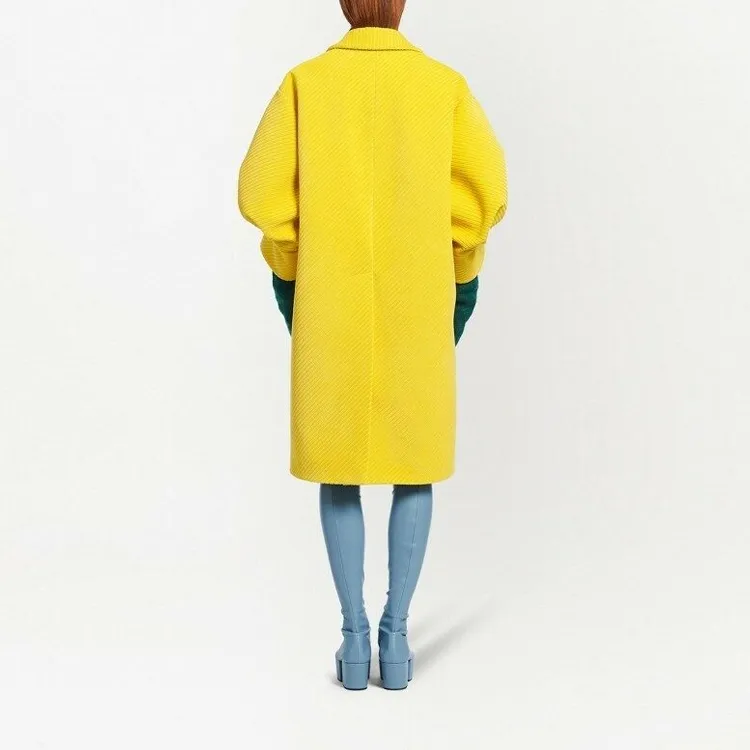 PRADA FW21 Coats Women's Yellow-3