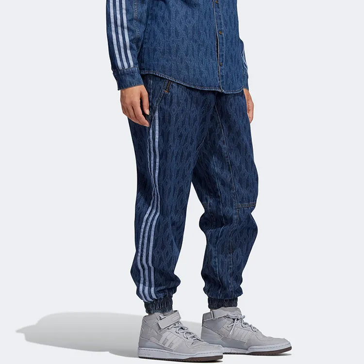 Adidas Ivy Park Monogram Denim Track Pants All Gender-4