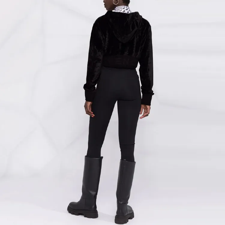 Givenchy Cropped Drawstring Hoodie-2