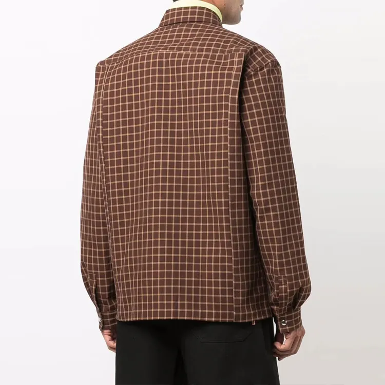 KENZO Shirts Men Brown-3