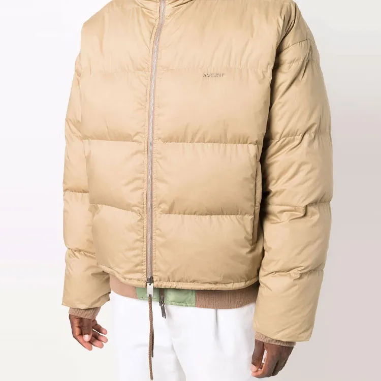 AMBUSH SS21 Stand Collar Loose Fit Puffer Jacket Men's Earth Yellow-5