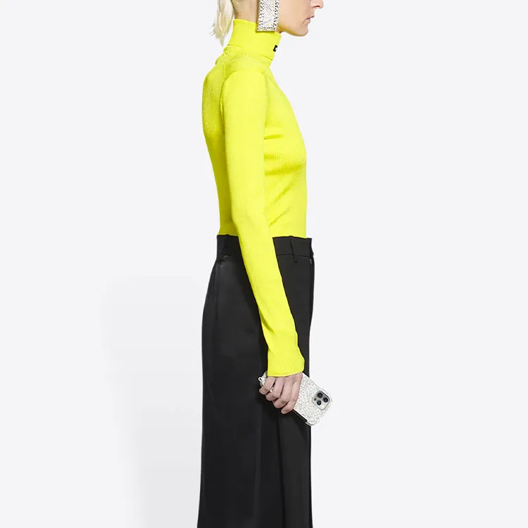 Balenciaga FW21 Sweater Women's Yellow-4
