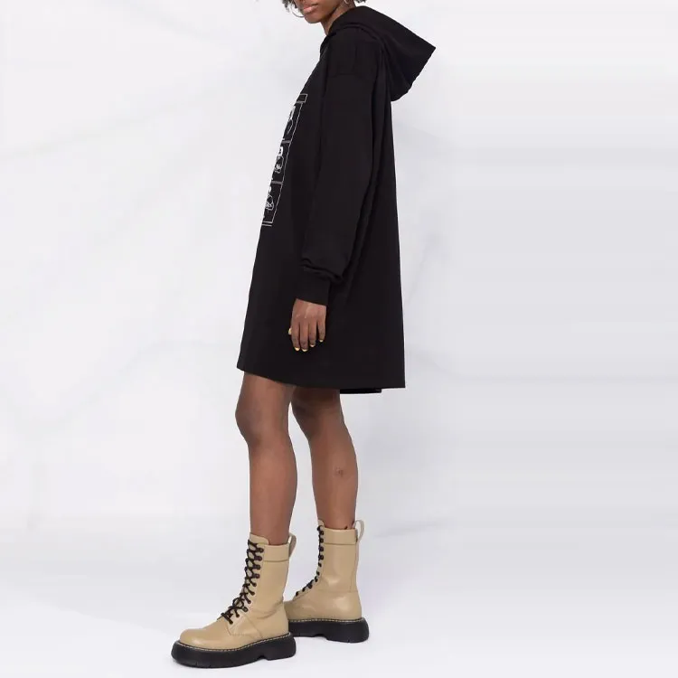 MM6 Maison Margiela Long Sleeved Dresses Women's Black-2
