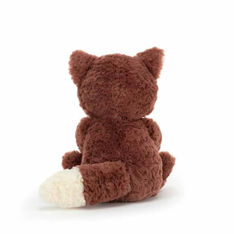 JELLYCAT Forest Animal Collection Fox, Tom Bottaftoft Ginger Yellow Dolls Plush Doll 20cm High-4