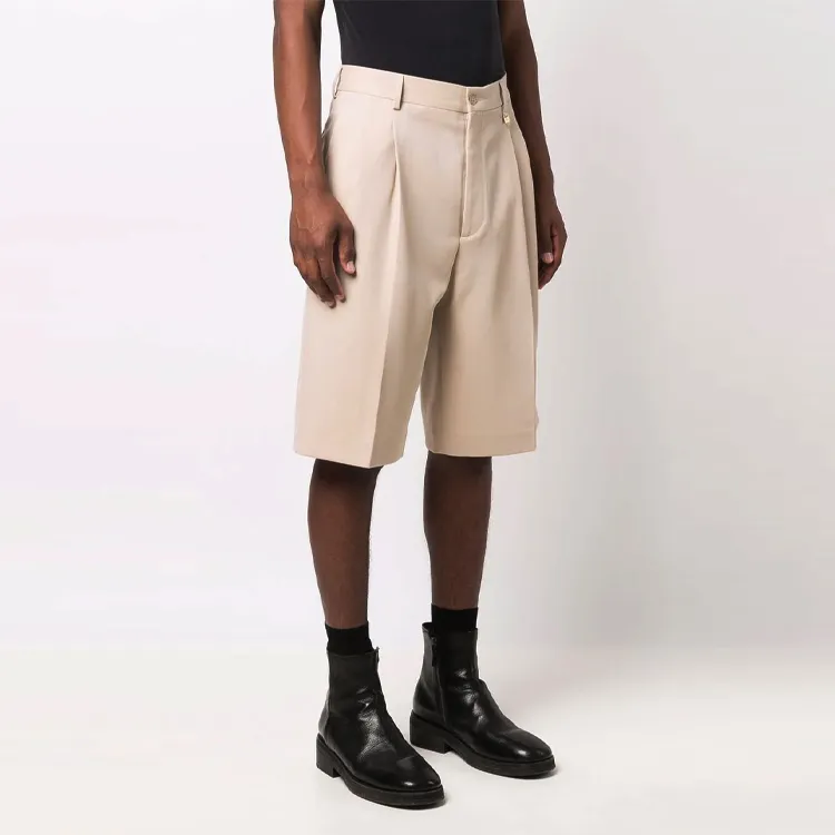 FENDI Casual Shorts Men's Beige-3
