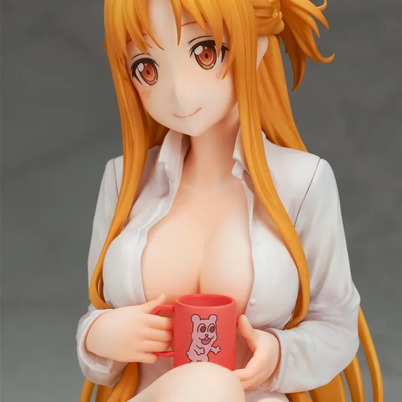 GSC Asuna/Kikuchi Asuna Sword Art Online Yuuki Asuna Shirt Ver 17cm Scale Figures-5