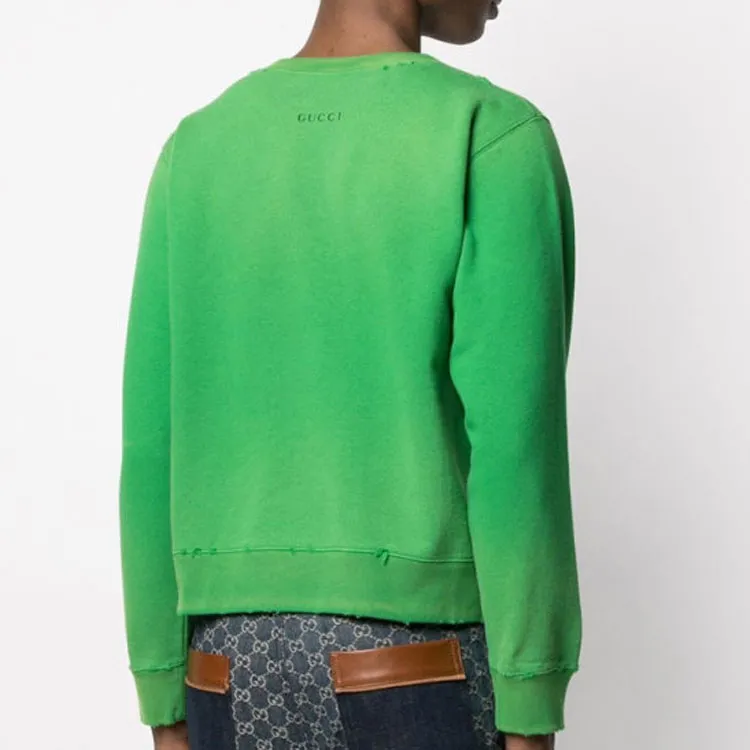 GUCCI X Disney Donald Duck Sweatshirt Green/Multi-3