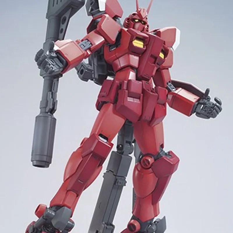 BANDAI Gundam Characters MG 1/100 Gundam Build Fighters Try PF 78 3A Astonishing Red Warrior Model Kits-4