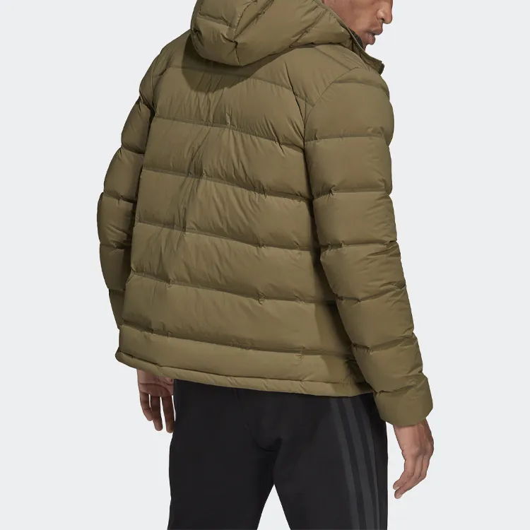 Adidas Helionic Down Jacket Men's Green-3