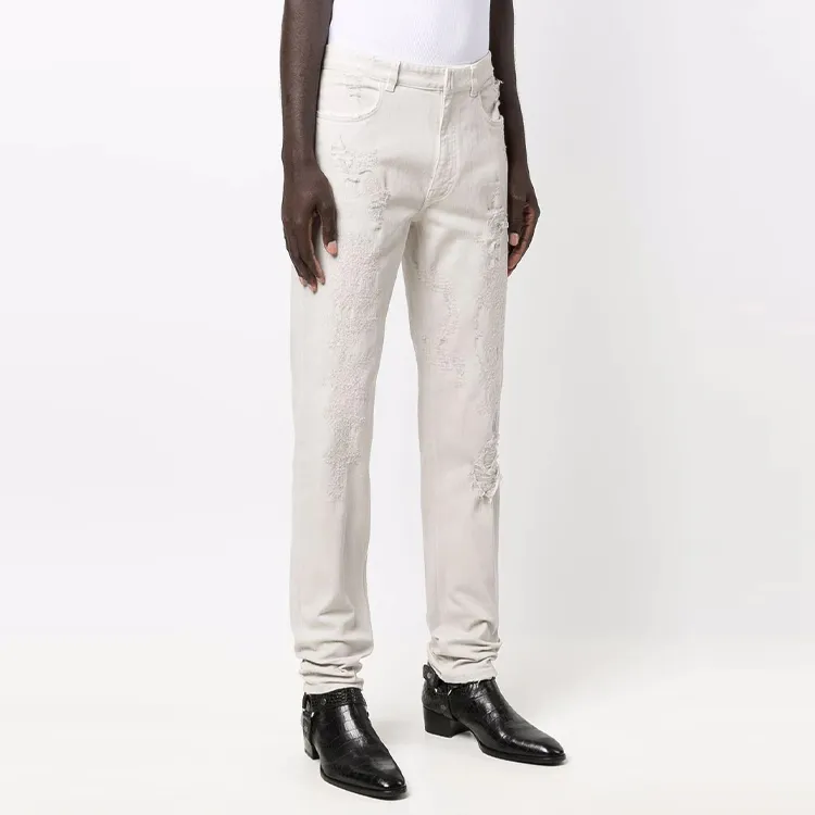 Givenchy Destroyed Slim-Fit Jeans-10
