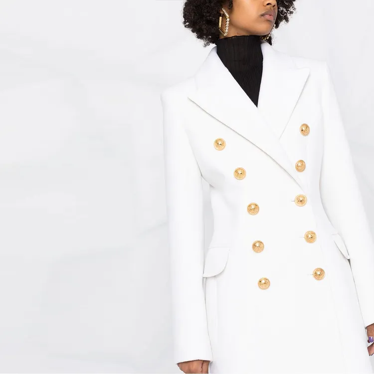 BALMAIN Velvet Jackets Women's White-3
