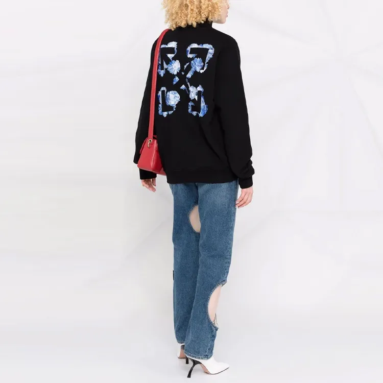 OFF WHITE FW21 Sweatshirts Women's Black-2