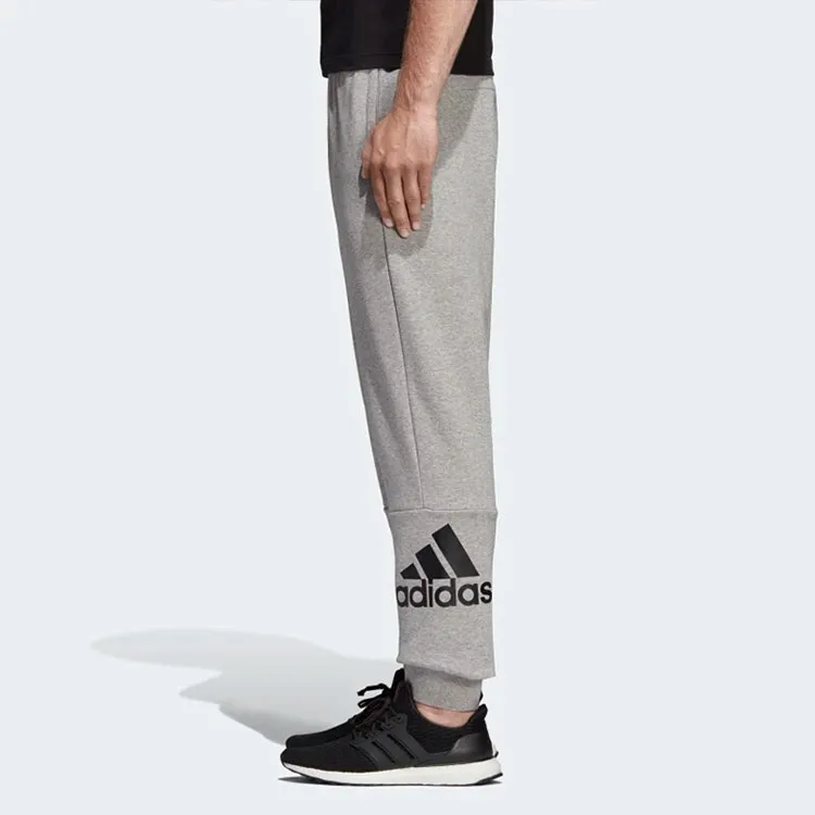 Adidas Essentials Knitted Sweatpants Men Light Gray-4