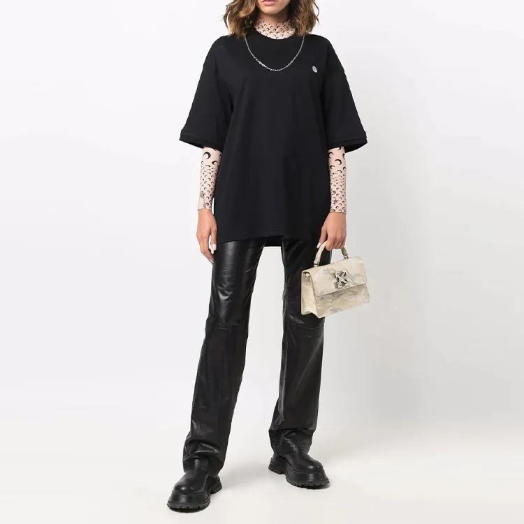 AMBUSH Chain Collar Detailed Crewneck T Shirt-1