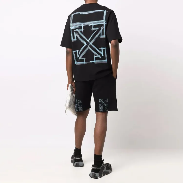 OFF WHITE Marker Arrows Sweat Shorts-2