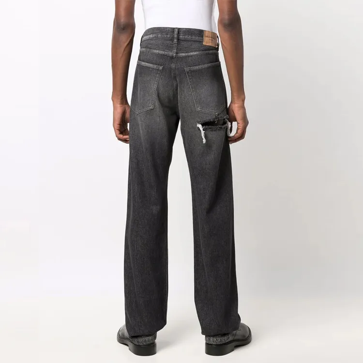 Balenciaga Jeans Men Gray-4
