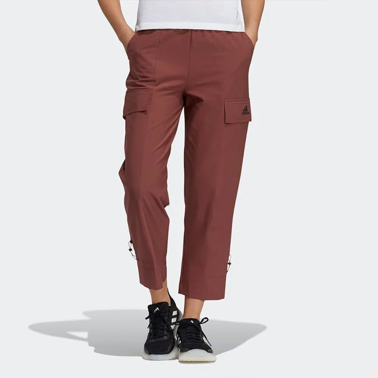 Adidas Sports Pants Women's Red Brown-1
