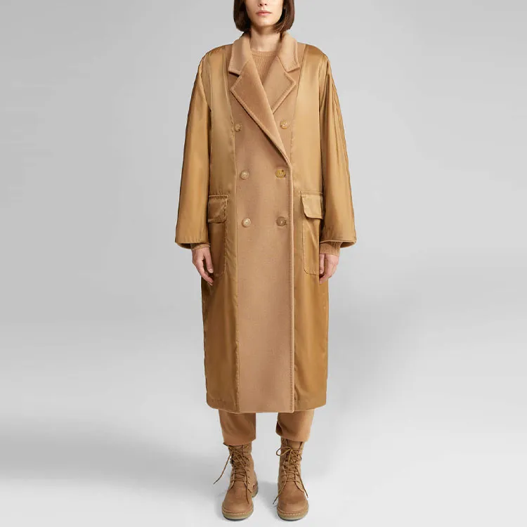 MaxMara Coats Women's Camel Mixed Color-1