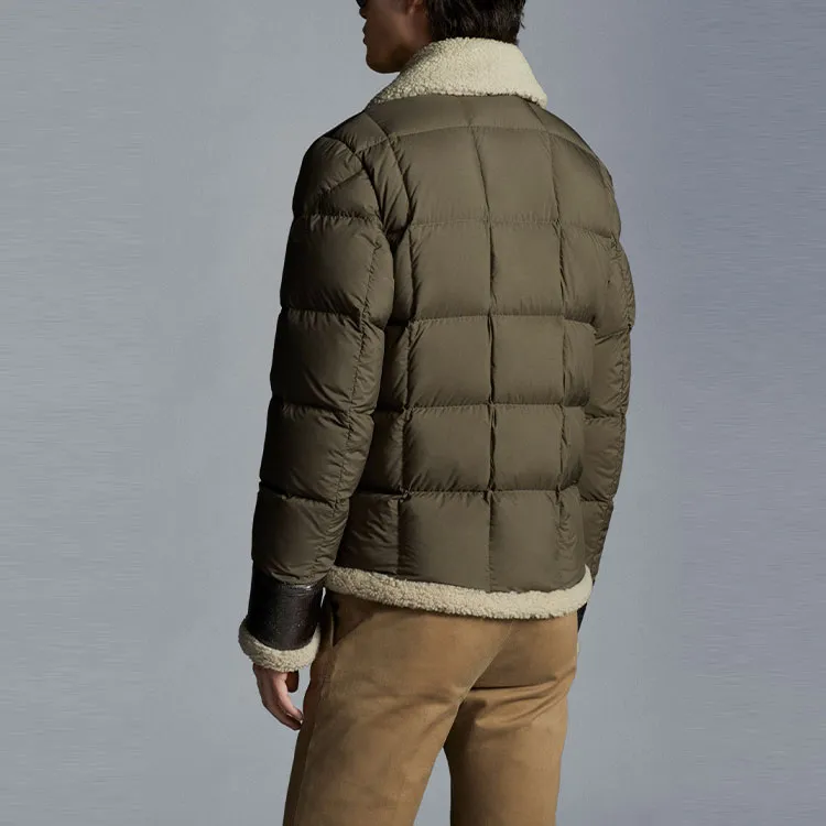 Moncler Down Jackets Men Metallic Silver-3