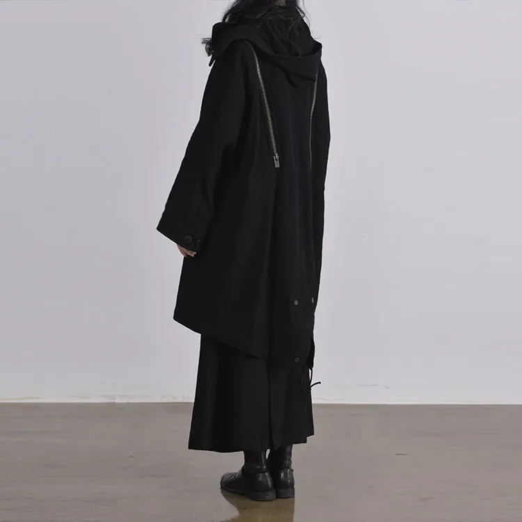 Yohji Yamamoto Coats Women's Black-2
